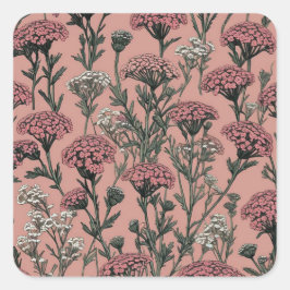 Adesivo Quadrado Achillea Desert Eve Deep Rosa