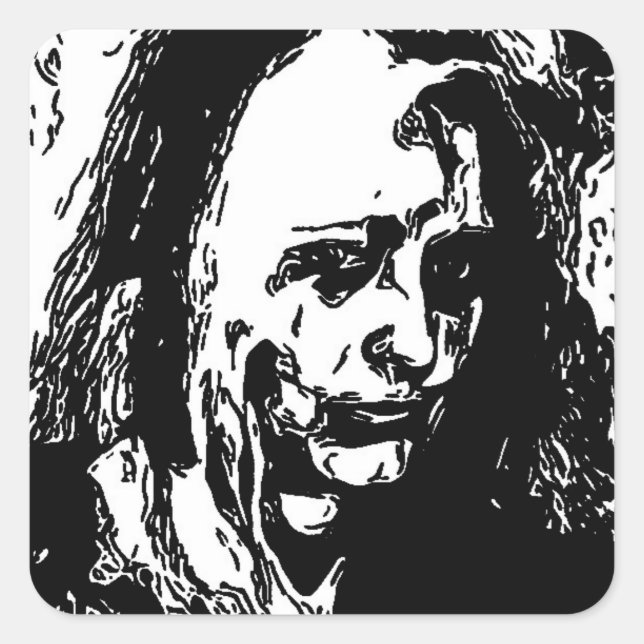 Adesivo Quadrado Acid Burn Versão 2 (Frente)