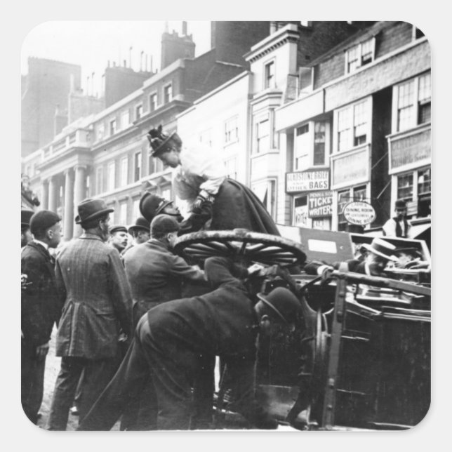 Adesivo Quadrado Acidente de rua A (Frente)