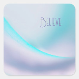 Adesivo Quadrado "Acredite" Colores de Calor