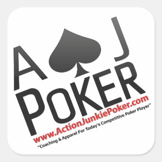 Adesivo Quadrado Action Junkie Poker