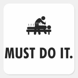 Adesivo Quadrado Acupuntura