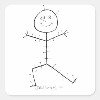 Adesivo Quadrado Acupuntura adesiva