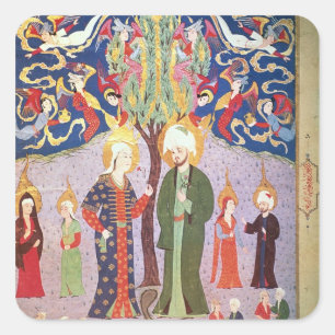 Adesivo Quadrado Adam e Eve e seus treze gêmeos