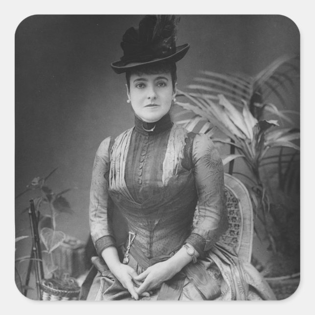 Adesivo Quadrado Adelina Patti, 1880 (Frente)