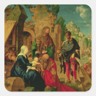 Adesivo Quadrado Adoração dos Magi, 1504