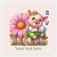 Adoráveis amantes de porcos personalizáveis 