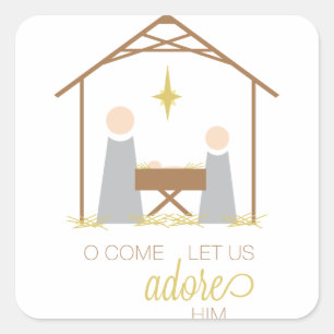 Adesivo Quadrado Adore-O