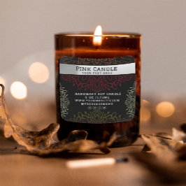 Adesivo Quadrado Adorno de Mandala Floral Colorido para Rótulo de V