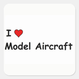 Adesivo Quadrado Adoro Aeronaves Modelo