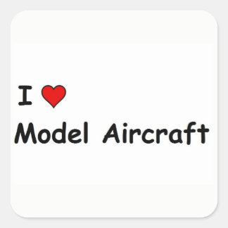 Adesivo Quadrado Adoro Aeronaves Modelo