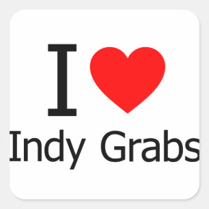 Adesivo Quadrado Adoro Indy Grabs