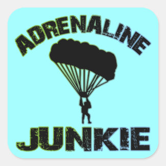 Adesivo Quadrado Adrenaline Junkie