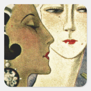 Adesivo Quadrado Aer Deco Damas