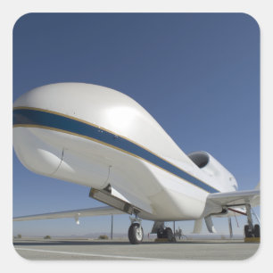 Adesivo Quadrado Aeronave Global Hawk não tripulada 2