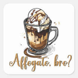 Adesivo Quadrado Affogato, mano?