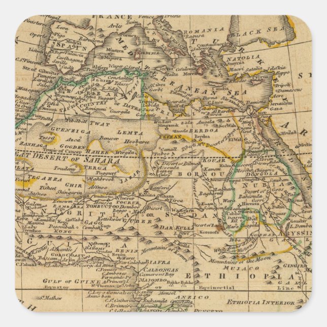 Adesivo Quadrado África 45 (Frente)