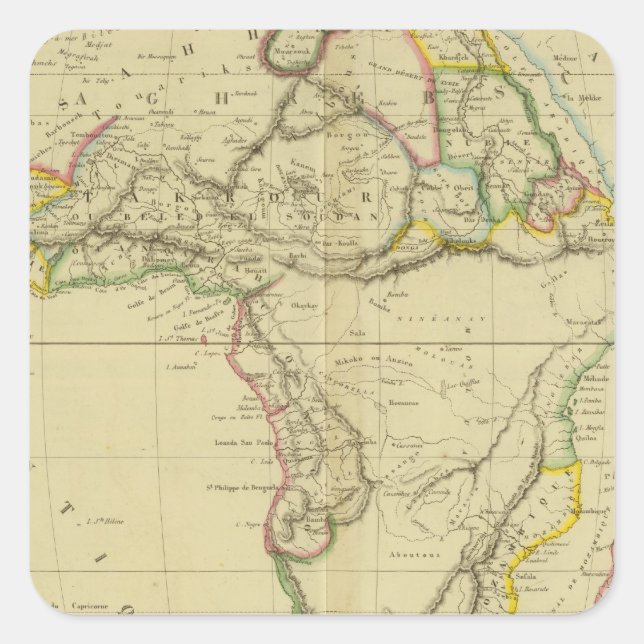 Adesivo Quadrado África 6 (Frente)