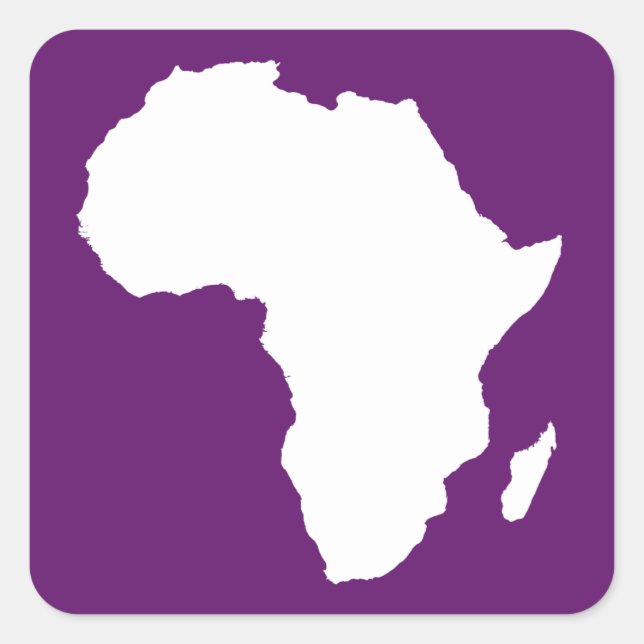 Adesivo Quadrado África Austral Violeta (Frente)