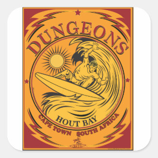 ADESIVO QUADRADO ÁFRICA DO SUL DA CIDADE DE DUNGEONS CAPE