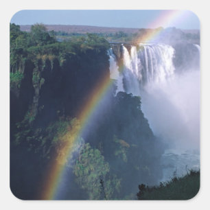 Adesivo Quadrado África, Zimbábue. Cataratas Vitória