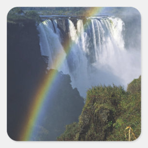Adesivo Quadrado África, Zimbábue, Cataratas Vitória