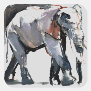 Adesivo Quadrado Afro-Elefante 2012