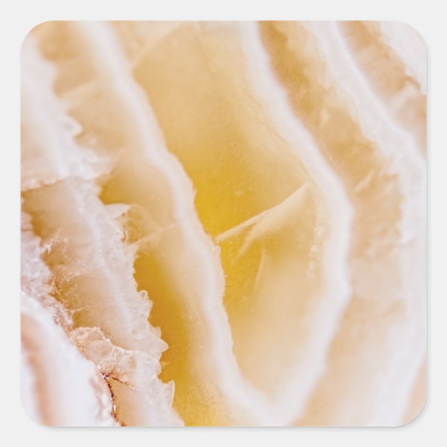 Adesivo Quadrado Agate Amarelo Sunny (Frente)