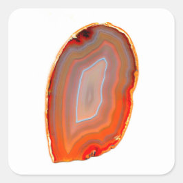 Adesivo Quadrado Agate Red