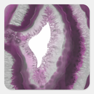 Adesivo Quadrado Agato Rosa