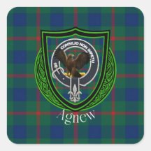 Agnew Scottish Clan Tartan & Crest