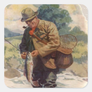 Adesivo Quadrado Agradável com a captura