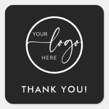 Agradecimento Empresarial de Logotipo Personalizad