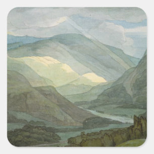 Adesivo Quadrado Água de Rydal, 1786 (w/c)