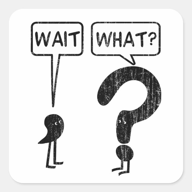 Adesivo Quadrado Aguarde o que ensina ortografia gramatical (Frente)