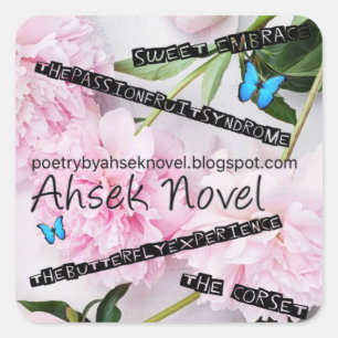 Adesivo Quadrado Ahsek Novel Stickers 12