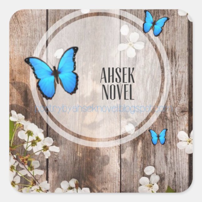 Adesivo Quadrado Ahsek Novel Stickers 13 (Frente)
