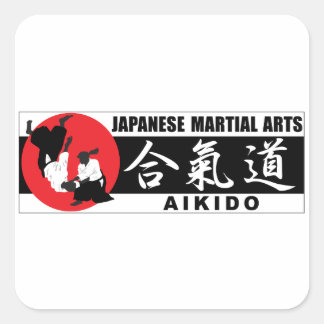 Adesivo Quadrado Aikido 2
