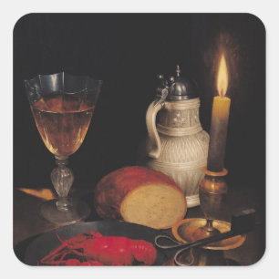 Adesivo Quadrado Ainda com vida, c.1630-35