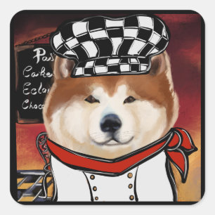 ADESIVO QUADRADO AKITA