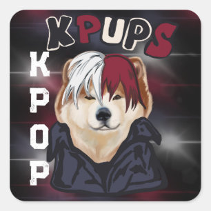 ADESIVO QUADRADO AKITA