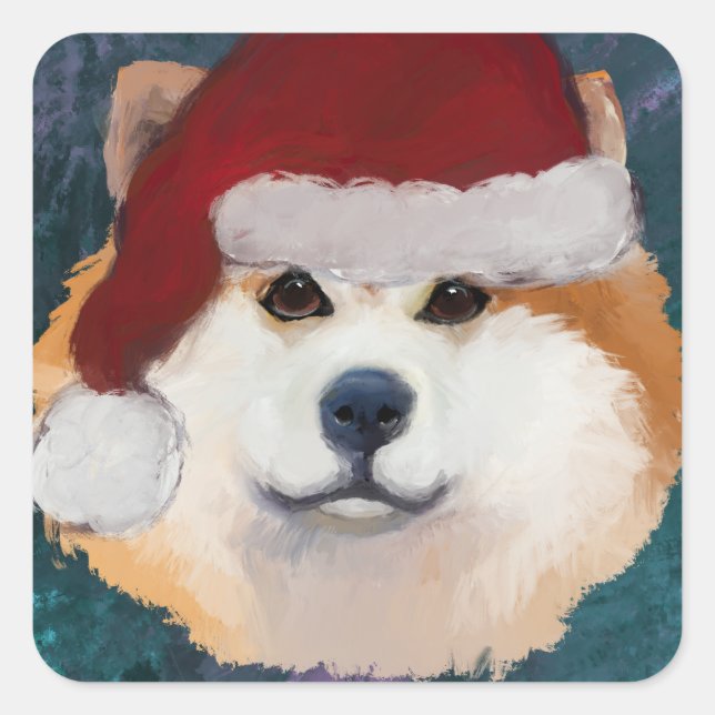 ADESIVO QUADRADO AKITA (Frente)