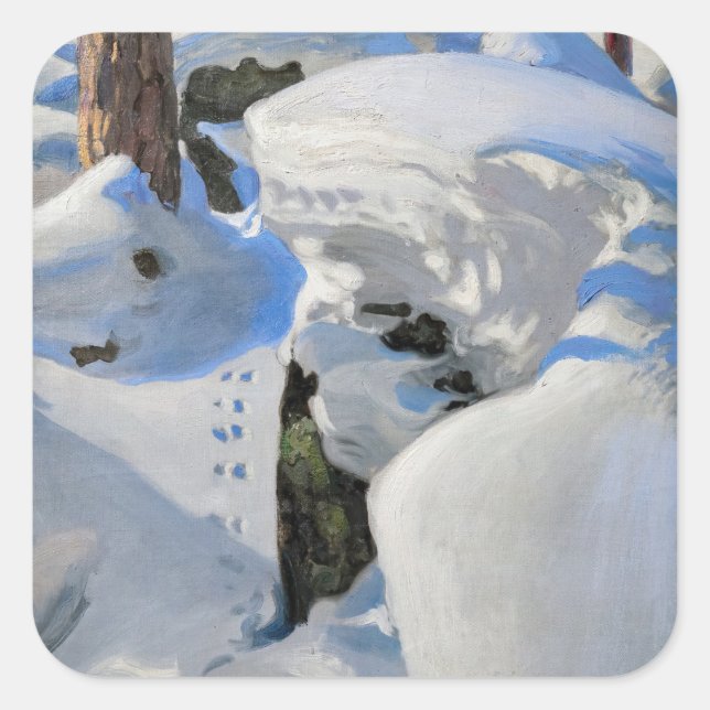 Adesivo Quadrado Akseli Gallen-Kallela - Leão do Lynx (Frente)