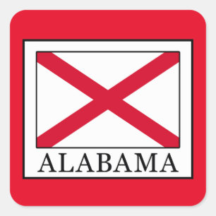 Adesivo Quadrado Alabama