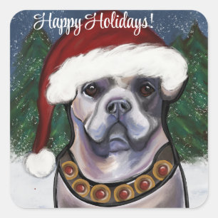 Adesivo Quadrado Alapaha Blue Blood Buldog