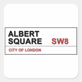 Adesivo Quadrado Albert Square London Inglaterra