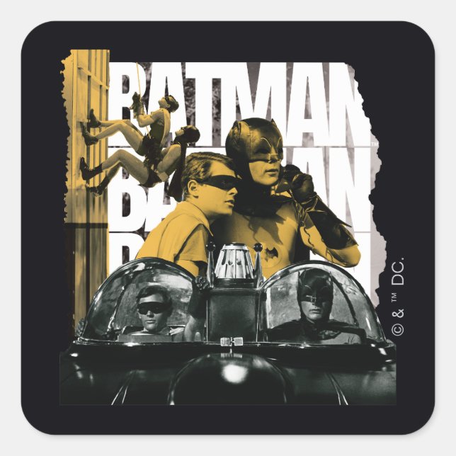 Adesivo Quadrado Álbum de Fotografias do Duo Dinâmico (Frente)