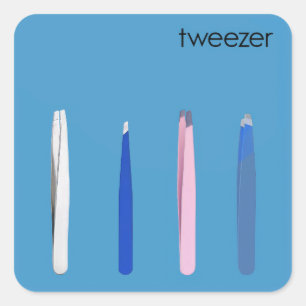 Adesivo Quadrado Álbum Paródia da Banda Tweezer