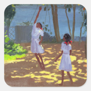 Adesivo Quadrado Alcance para laranjas Bentota Sri Lanka 1998