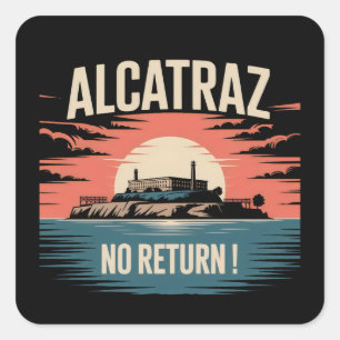 Adesivo Quadrado Alcatraz.